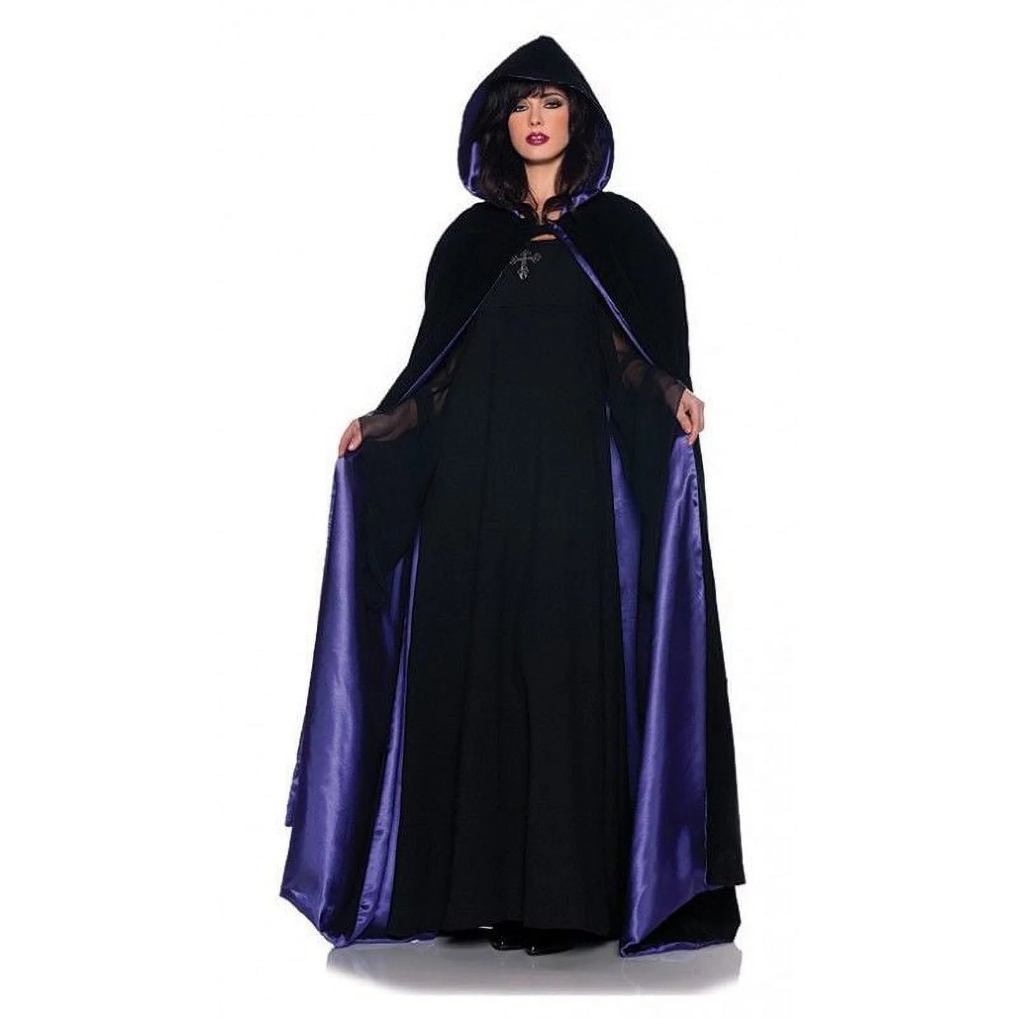 Adult 63" Deluxe Purple Cape Costume Accessory