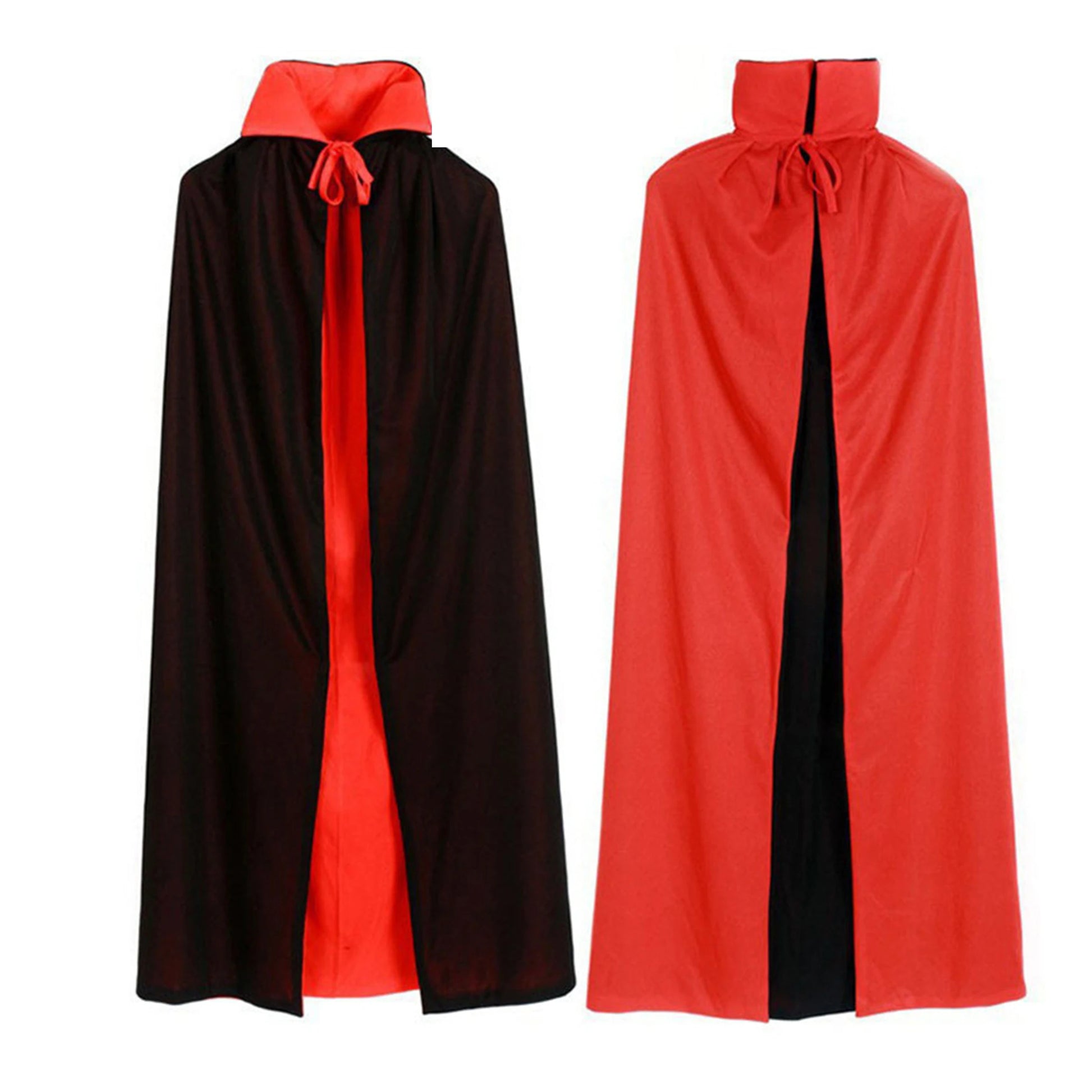 2024 Halloween Pleuche Velvet Cloak Cape Hooded Medieval Costume Witch Wicca Vampire Halloween Cosplay Costume Cape